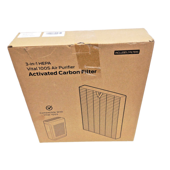 2 Pk Vital 100S Replacement Filter for LEVOIT Vital 100S Purifier H13 HEPA White - Picture 10 of 10